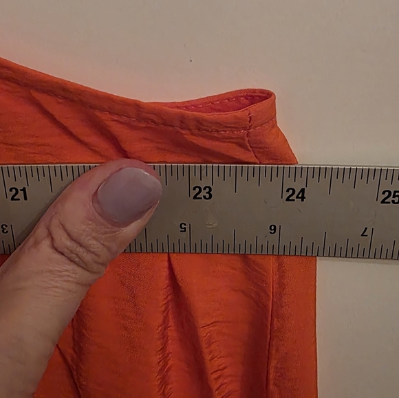 Vibrant Orange Sleeveless Dress - Picture 7 of 7